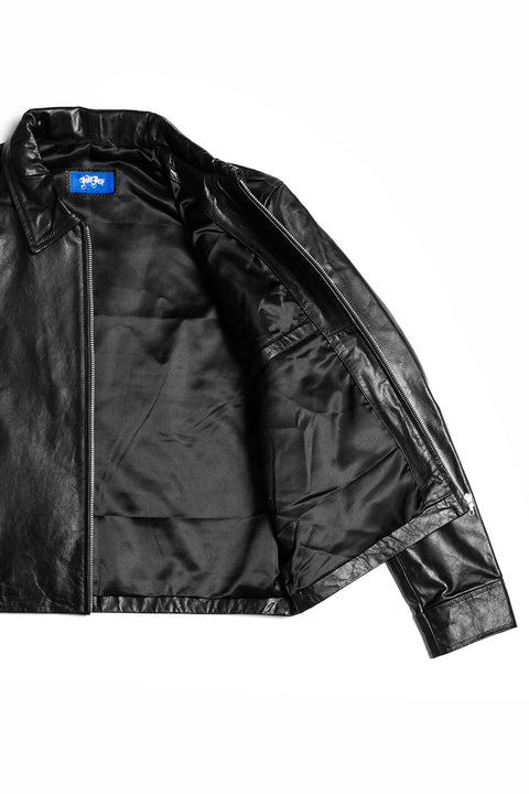 Classic Leather Trucker Jacket