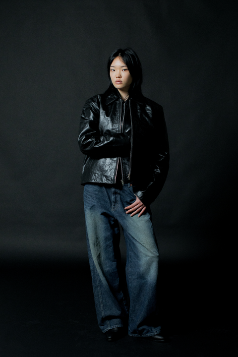 Classic Leather Trucker Jacket