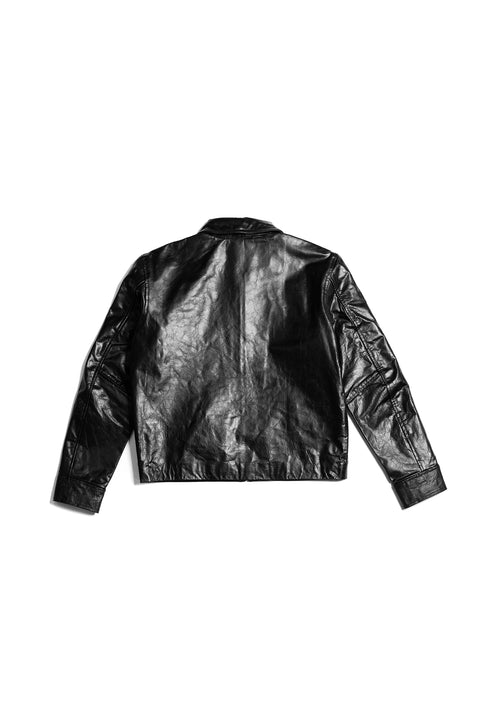 Classic Leather Trucker Jacket