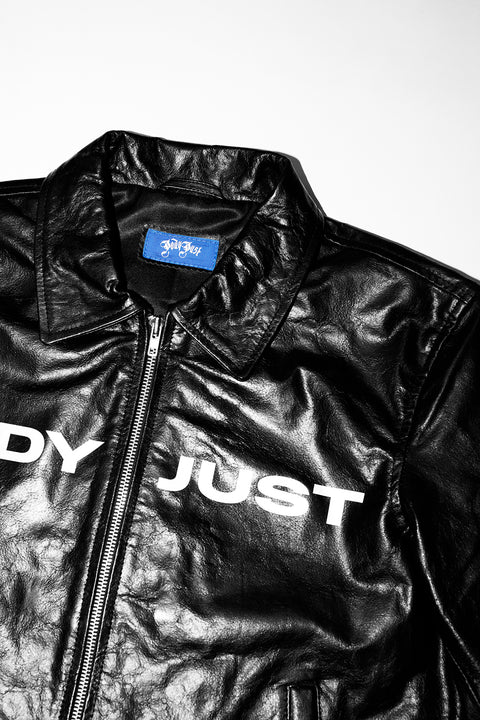 JJ3M Leather Trucker Jacket